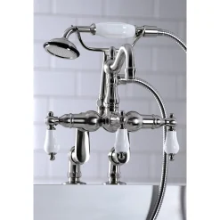 Hot CC6015TX-PVintage Clawfoot Tub Faucet with Hand Shower Tub Faucets