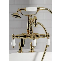 Hot CC6015TX-PVintage Clawfoot Tub Faucet with Hand Shower Tub Faucets