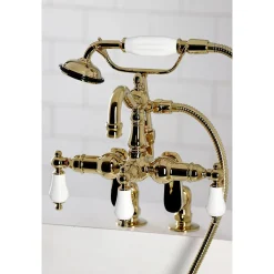 Hot CC6015TX-PVintage Clawfoot Tub Faucet with Hand Shower Tub Faucets