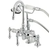 Clearance CC613TX-P Vintage Clawfoot 12.5" x 10" x 8.25" Tub Faucet with Hand Shower Tub Faucets