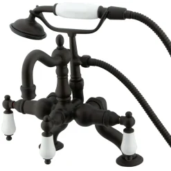 Clearance CC2011TX-P Vintage Clawfoot 11" x 6" x 4.75" Tub Faucet with Hand Shower Tub Faucets
