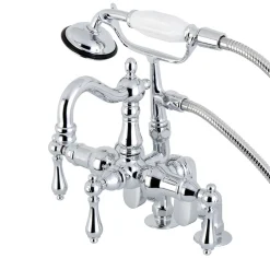 Clearance CC6013TX-P Vintage Clawfoot Tub Faucet with Hand Shower Tub Faucets