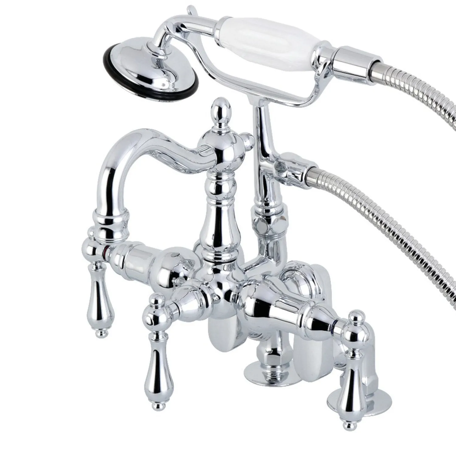 Clearance CC6013TX-P Vintage Clawfoot Tub Faucet with Hand Shower Tub Faucets