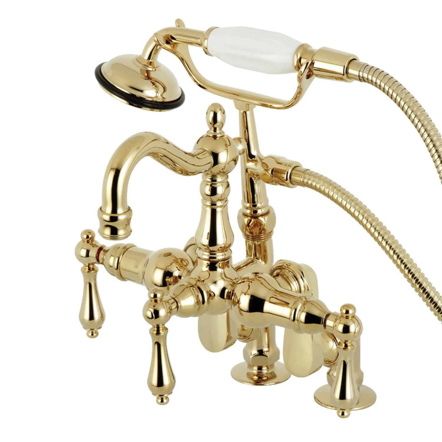 Clearance CC6013TX-P Vintage Clawfoot Tub Faucet with Hand Shower Tub Faucets