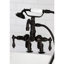 Clearance CC6013TX-P Vintage Clawfoot Tub Faucet with Hand Shower Tub Faucets