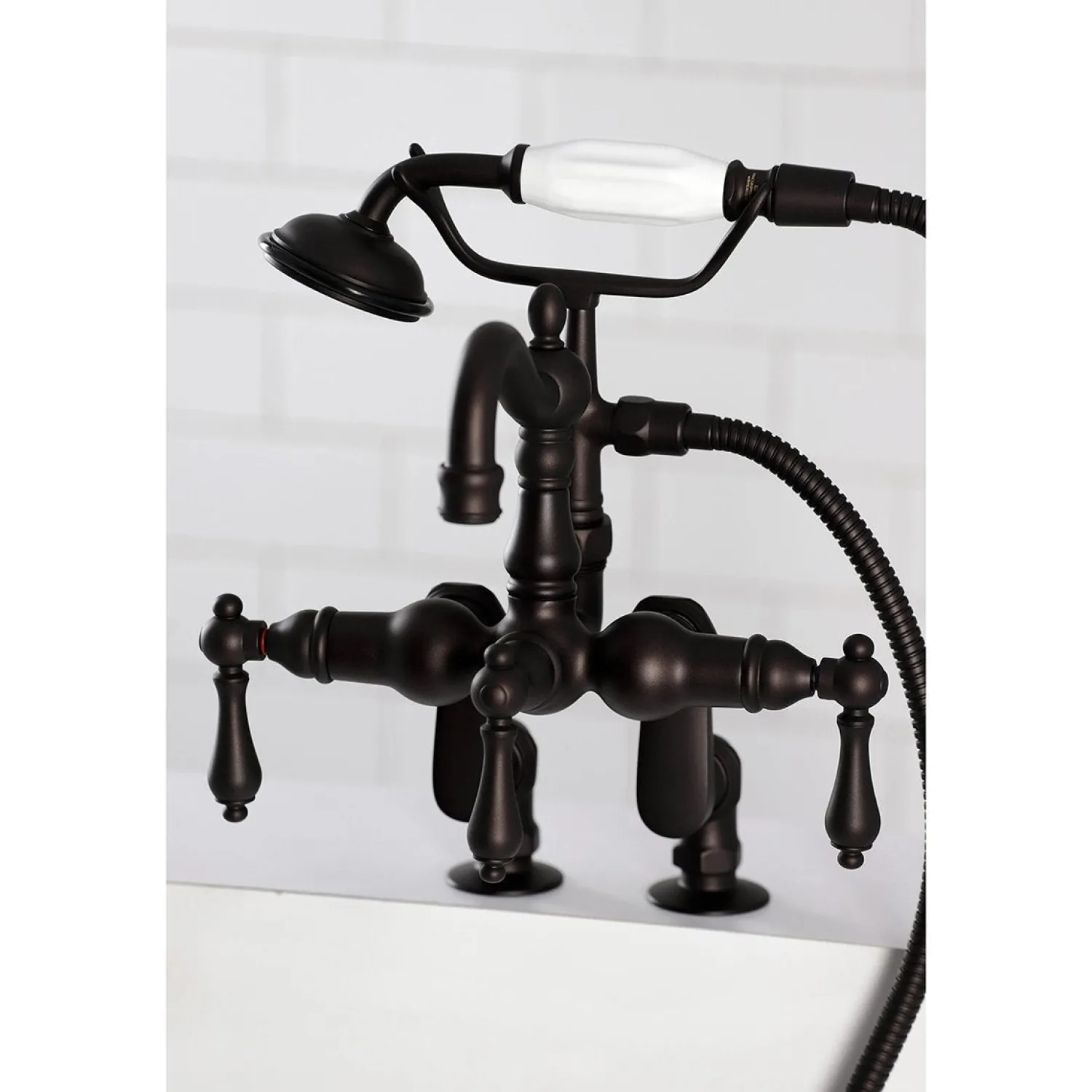 Clearance CC6013TX-P Vintage Clawfoot Tub Faucet with Hand Shower Tub Faucets
