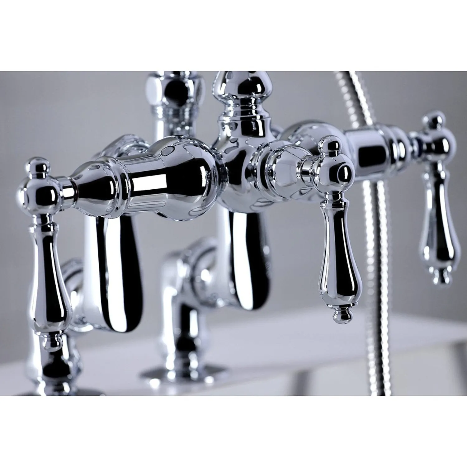 Clearance CC6013TX-P Vintage Clawfoot Tub Faucet with Hand Shower Tub Faucets