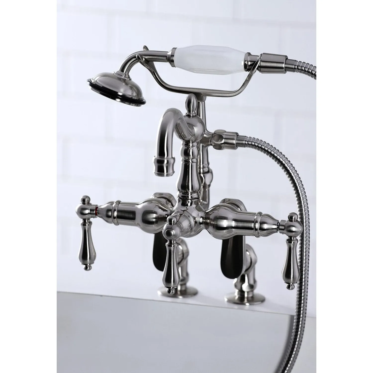 Clearance CC6013TX-P Vintage Clawfoot Tub Faucet with Hand Shower Tub Faucets