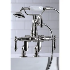 Clearance CC6013TX-P Vintage Clawfoot Tub Faucet with Hand Shower Tub Faucets