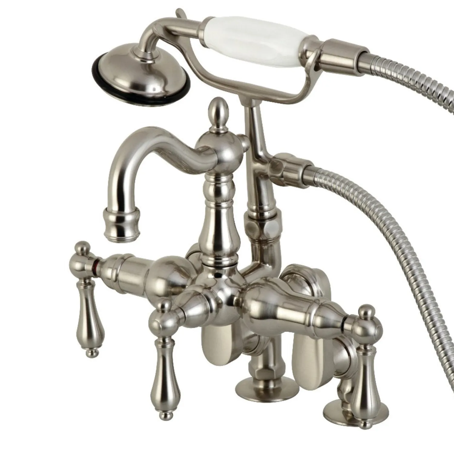 Clearance CC6013TX-P Vintage Clawfoot Tub Faucet with Hand Shower Tub Faucets