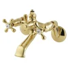 Outlet CC2661 Vintage Wall Mount Tub Faucet with Riser Adapter Tub Faucets