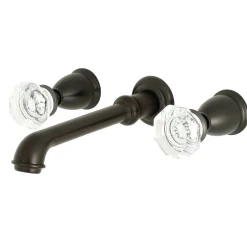 Hot Celebrity Two-Handle Wall Mount Bathroom Faucet Wall Mount