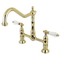 New 8" Centerset Kitchen Faucet Less Sprayer Bridge Faucets