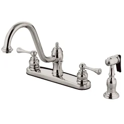 Discount 8" Centerset Kitchen Faucet with Side Sprayer Faucets With Side Spray