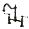 8" Centerset Kitchen Faucet Less Sprayer Bridge Faucets