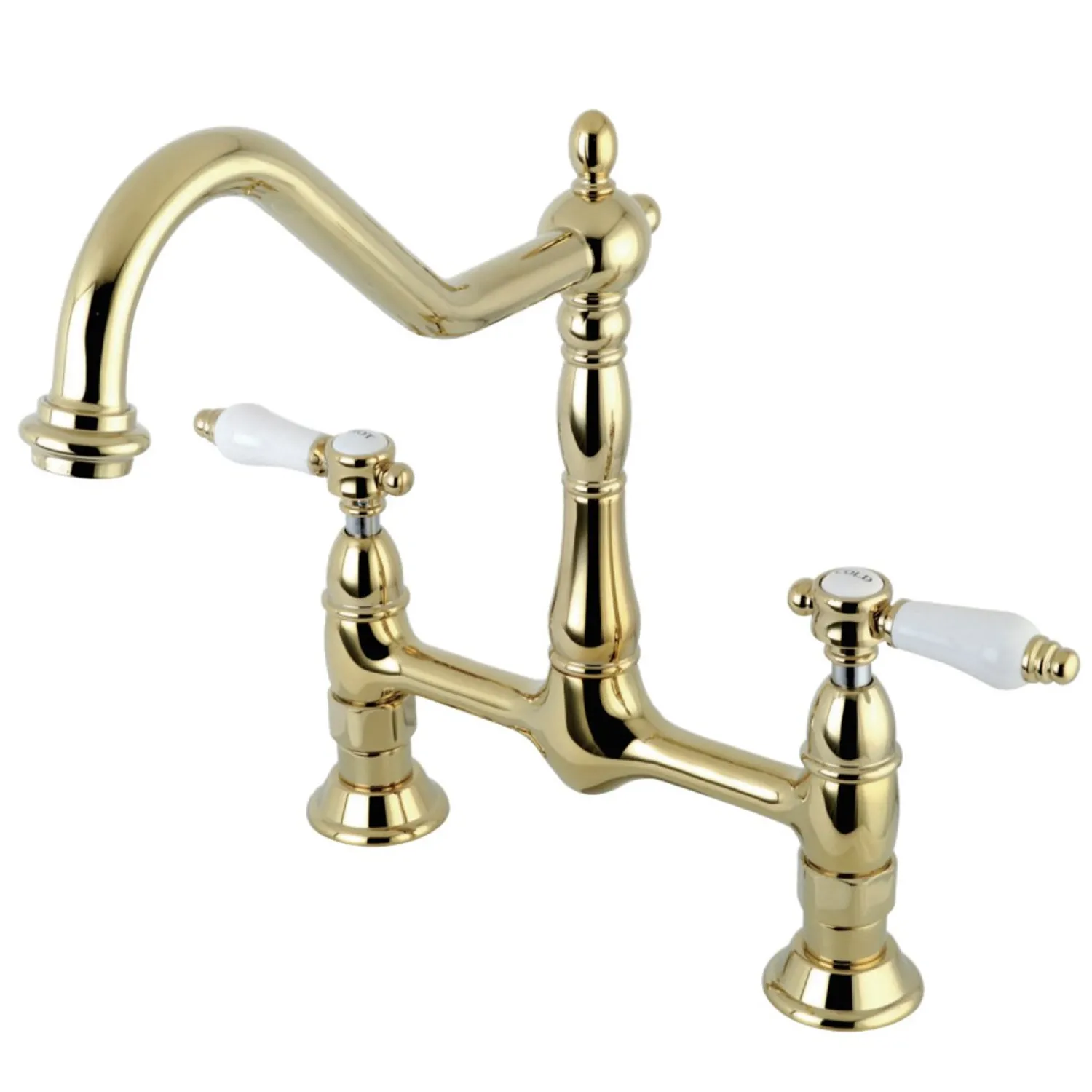 8" Centerset Kitchen Faucet Less Sprayer Bridge Faucets