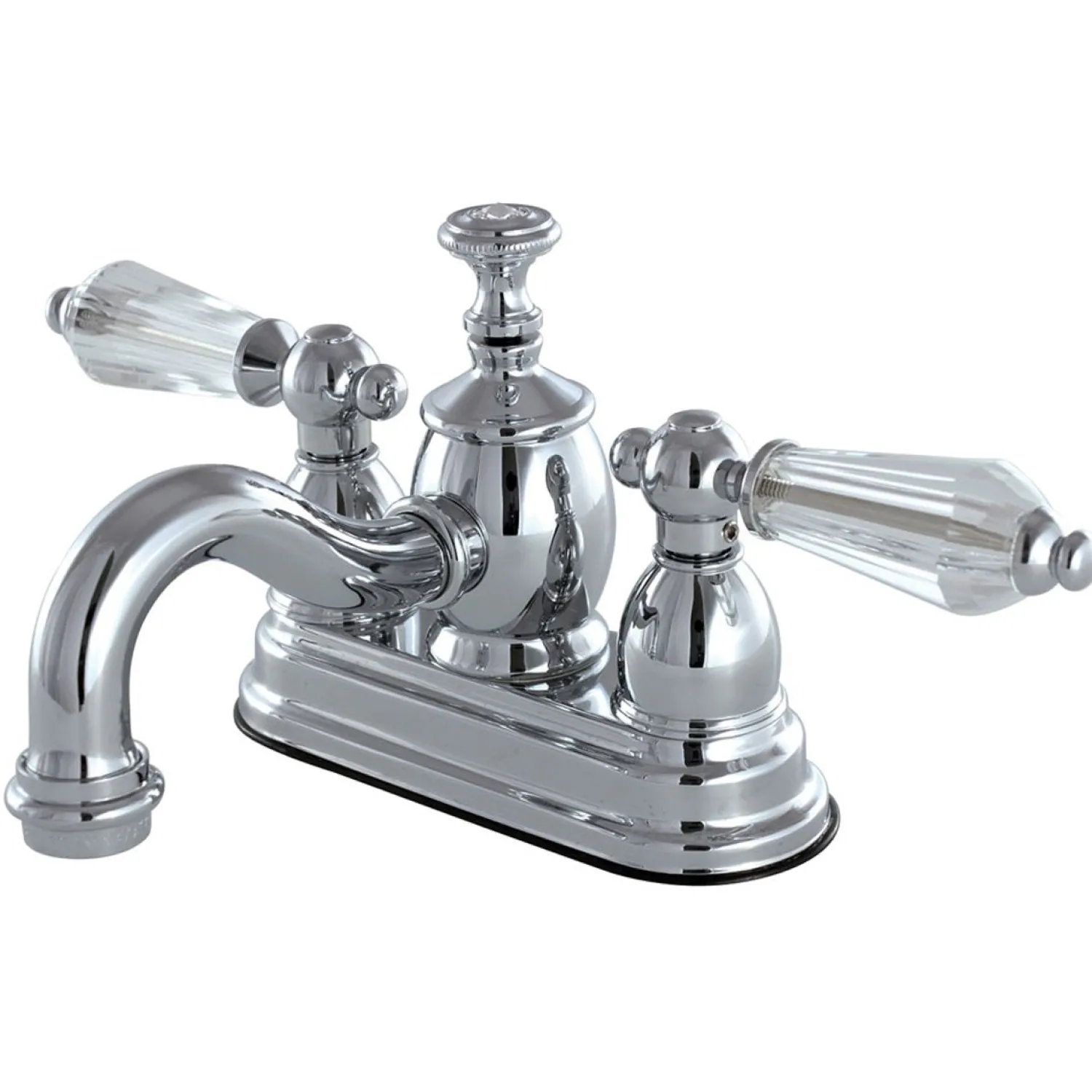 Best 4" Centerset Lavatory Faucet with Brass Pop-up 4" Center Set