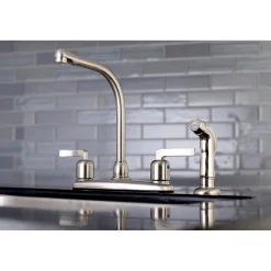 Clearance Centurion Centerset Kitchen Faucet Faucets With Side Spray