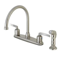 New Centurion Centerset 4-Hole Kitchen Faucet Faucets With Side Spray