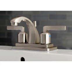 Clearance Centurion Deck Mount 3-Hole 4" Centerset Bathroom Faucet 4" Center Set