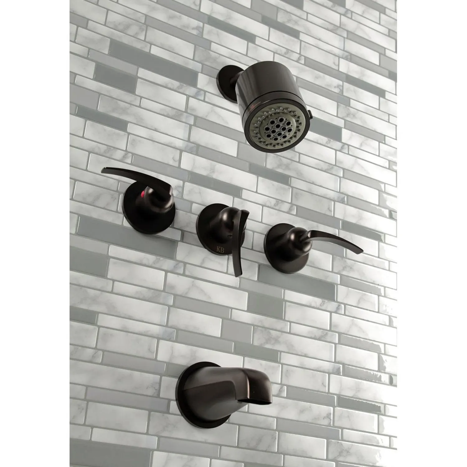 Hot Centurion Three-Handle Tub and Shower Faucet Tub & Shower Sets|Tub Faucets