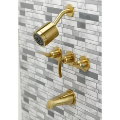 Clearance Centurion Three-Handle Tub and Shower Faucet Tub & Shower Sets