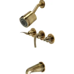 Clearance Centurion Three-Handle Tub and Shower Faucet Tub & Shower Sets