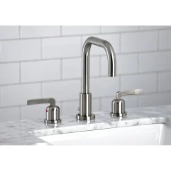 Centurion Widespread Bathroom Faucet with Brass Pop-Up 8
