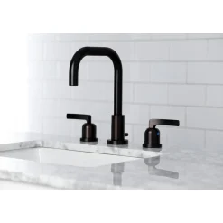 Centurion Widespread Bathroom Faucet with Brass Pop-Up 8