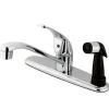 Best Chatham Single Handle Kitchen Faucet with Deck Sprayer Faucets With Side Spray