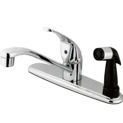 Best Chatham Single Handle Kitchen Faucet with Deck Sprayer Faucets With Side Spray