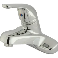 Best Chatham Single Handle 4" Centerset Lavatory Faucet with Grid Strainer 4" Center Set