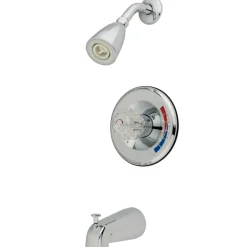 Sale Chatham Single Handle Tub and Shower Faucet in Polished Chrome Tub & Shower Sets
