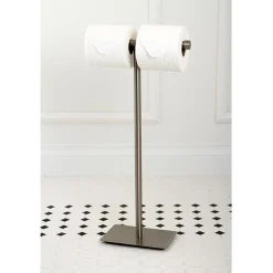 Best Claremont Freestanding Double Toilet Paper Stand Toilet Paper Holders