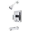 Discount Claremont Single Handle Tub and Shower Faucet in Polished Chrome Tub & Shower Sets