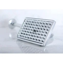 Claremont 6" x 4" Square Shower Head with 12" Shower Arm in Polished Chrome Shower Heads