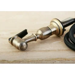 New Classic Gourmetier Made to Match Kitchen Faucet Sprayer with Hose Replacement Side Sprays