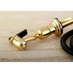 New Classic Gourmetier Made to Match Kitchen Faucet Sprayer with Hose Replacement Side Sprays