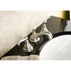 Outlet Classic Royale 8" to 16" Widespread Two Handle Lavatory Faucet with Brass Pop-up 8" Widespread