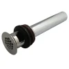 Online Classic Solid Grid Drain with Overflow Sink Drains|Overflow Bathroom Sink Drains