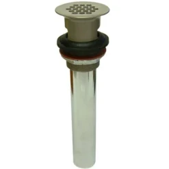 Online Classic Solid Grid Drain with Overflow Sink Drains|Overflow Bathroom Sink Drains