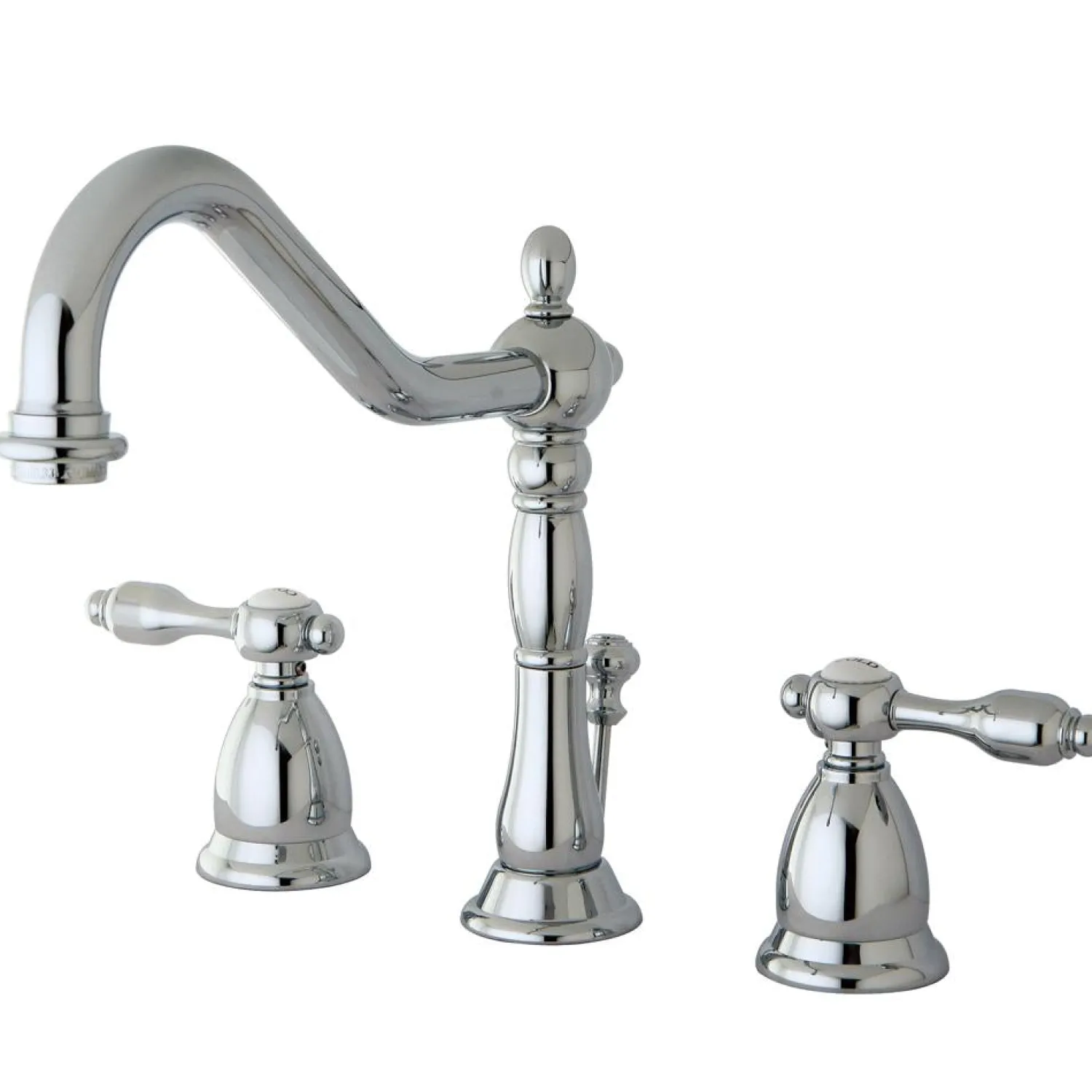 Sale Classic Tudor Widespread Lavatory Faucet with Brass Pop-up 8" Widespread