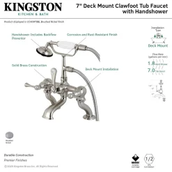 Discount Clawfoot Tub Faucet with Hand Shower Tub Faucets