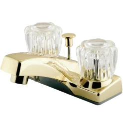 Sale Columbia Two Handle 4" Centerset Lavatory Faucet with Retail Pop-up 4" Center Set
