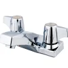 Discount Columbia Two Handle 4" Centerset Lavatory Faucet in Polished Chrome 4" Center Set