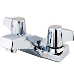 Discount Columbia Two Handle 4" Centerset Lavatory Faucet in Polished Chrome 4" Center Set