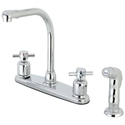 Online Concord Centerset 4-Hole Kitchen Faucet Faucets With Side Spray