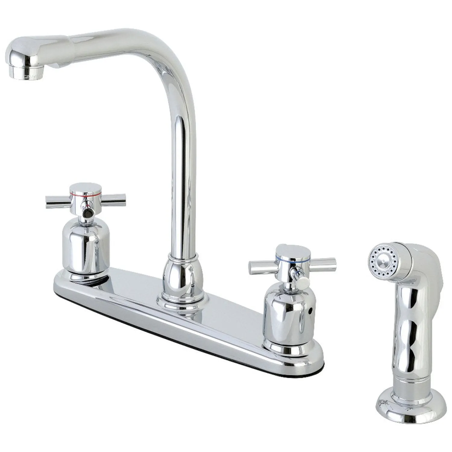 Online Concord Centerset 4-Hole Kitchen Faucet Faucets With Side Spray