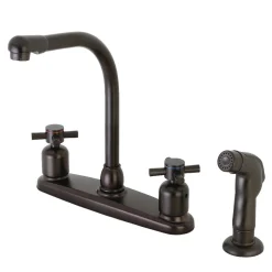 Online Concord Centerset 4-Hole Kitchen Faucet Faucets With Side Spray