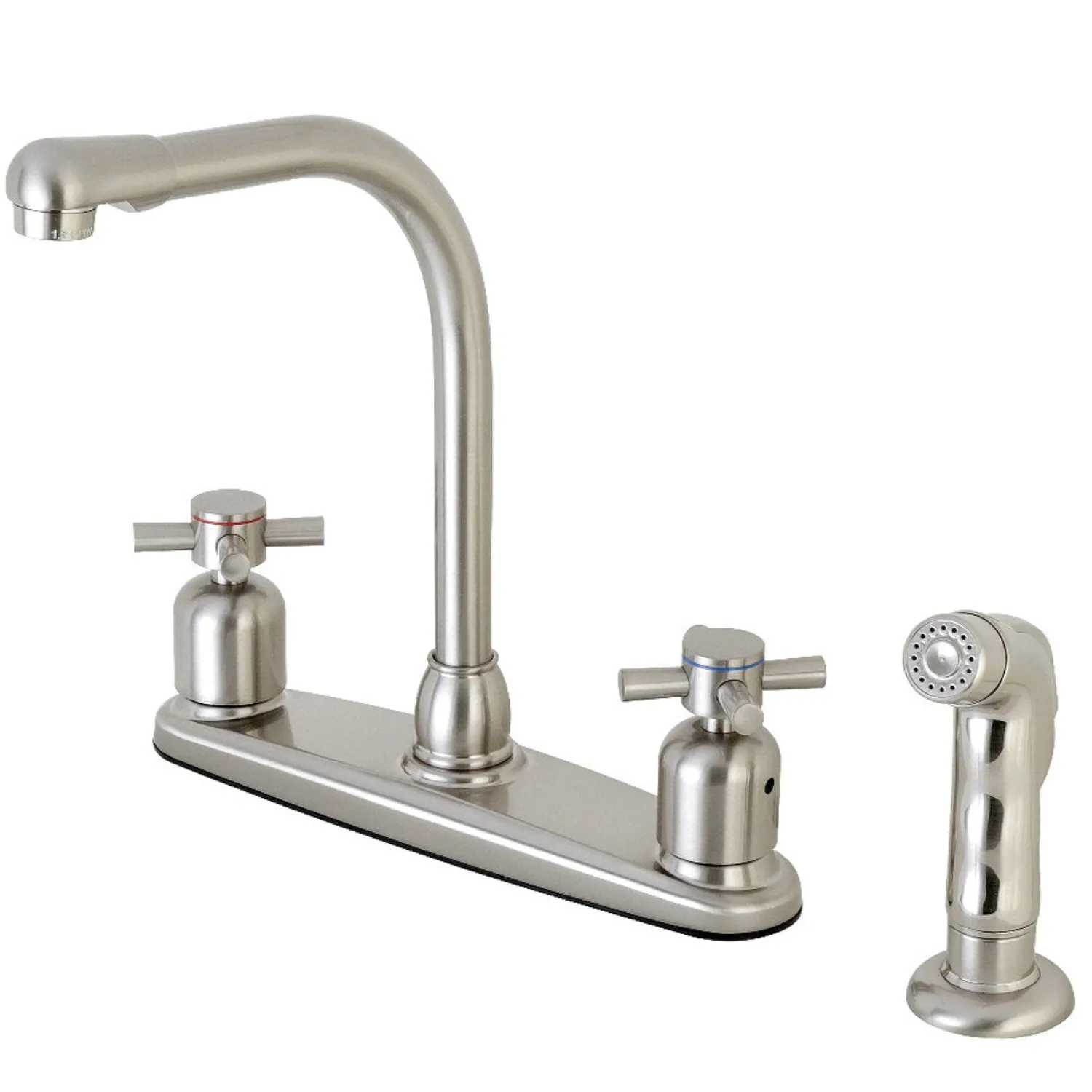 Online Concord Centerset 4-Hole Kitchen Faucet Faucets With Side Spray